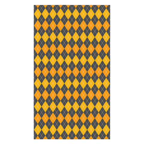 Avenie Halloween Collection Argyle Tablecloth