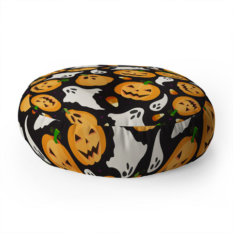 Avenie Halloween Collection Floor Pillow Round