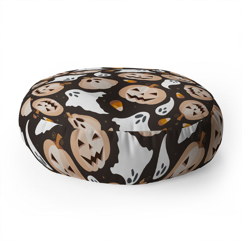 Avenie Halloween Collection I Floor Pillow Round
