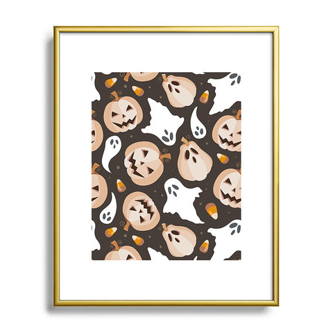 Avenie Halloween Collection I Metal Framed Art Print