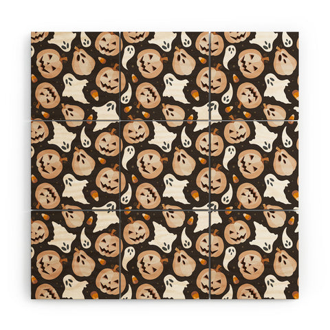 Avenie Halloween Collection I Wood Wall Mural