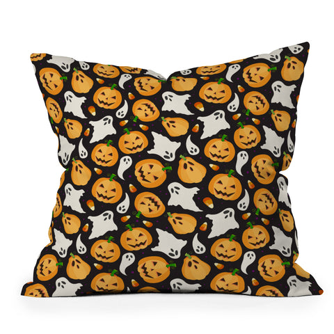 Avenie Halloween Collection Throw Pillow