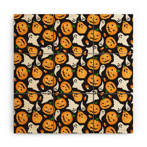 Avenie Halloween Collection Wood Wall Mural