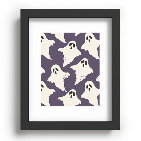 Avenie Halloween Ghosts Recessed Framing Rectangle