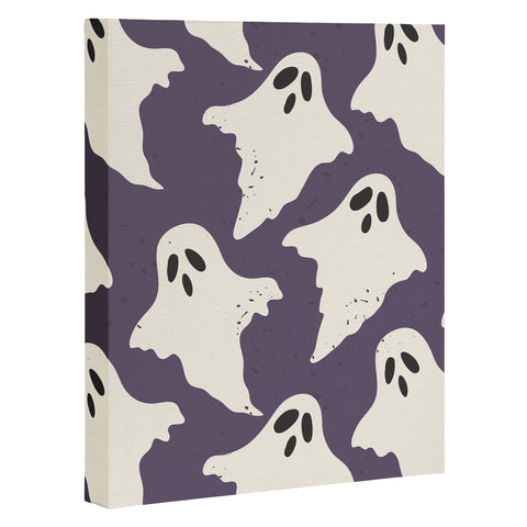 Avenie Halloween Ghosts Art Canvas
