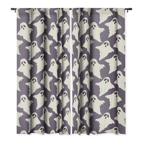 Avenie Halloween Ghosts Blackout Window Curtain