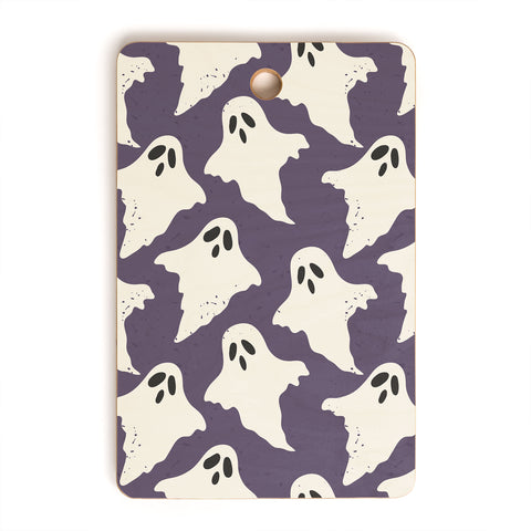 Avenie Halloween Ghosts Cutting Board Rectangle