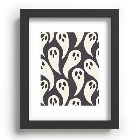 Avenie Halloween Ghosts I Recessed Framing Rectangle