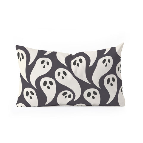 Avenie Halloween Ghosts I Oblong Throw Pillow