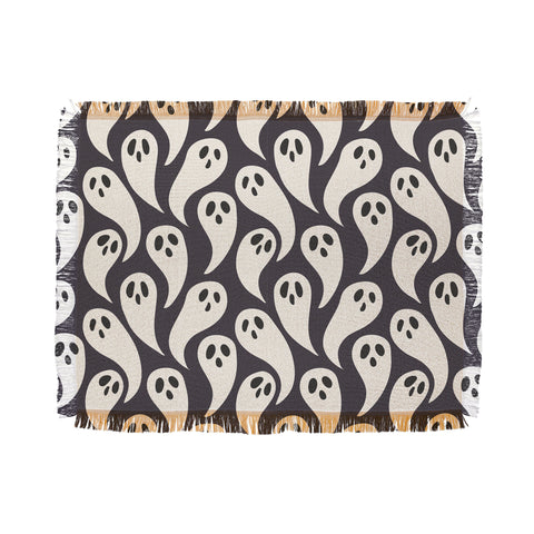 Avenie Halloween Ghosts I Throw Blanket