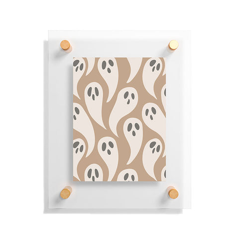 Avenie Halloween Ghosts Neutral Floating Acrylic Print