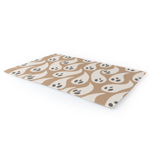Avenie Halloween Ghosts Neutral Area Rug