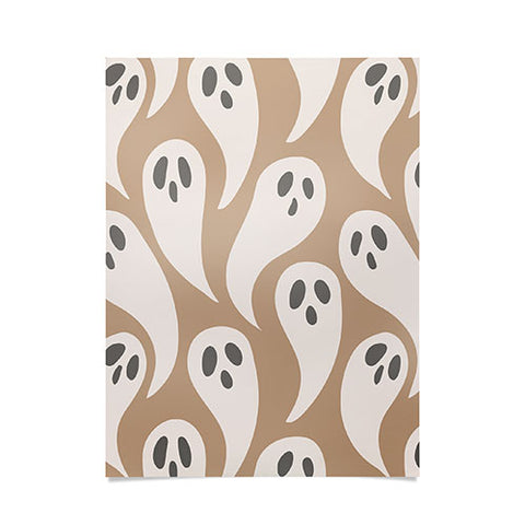 Avenie Halloween Ghosts Neutral Poster