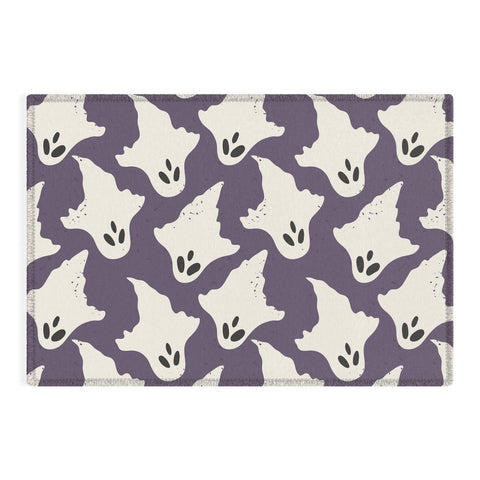 Avenie Halloween Ghosts Outdoor Rug