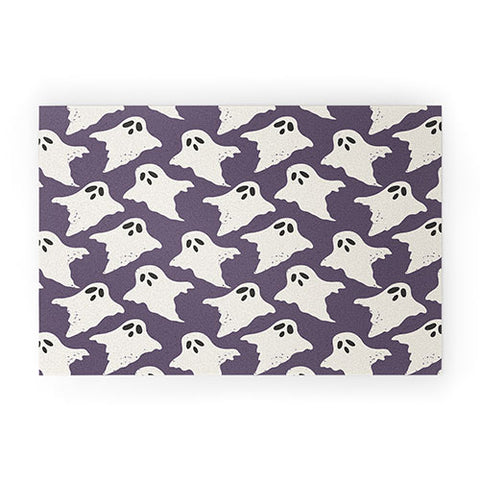 Avenie Halloween Ghosts Welcome Mat