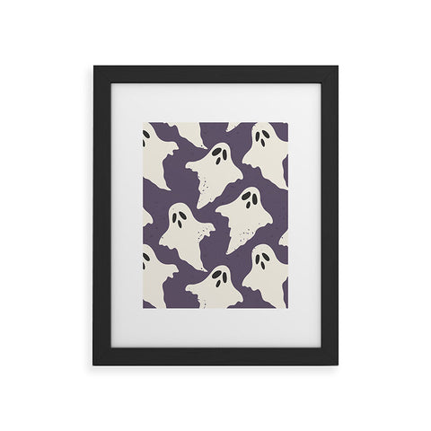 Avenie Halloween Ghosts Framed Art Print