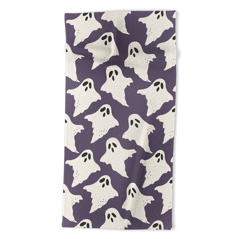 Avenie Halloween Ghosts Beach Towel