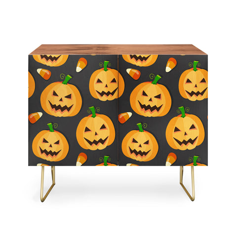 Avenie Halloween Jack o Lantern Credenza