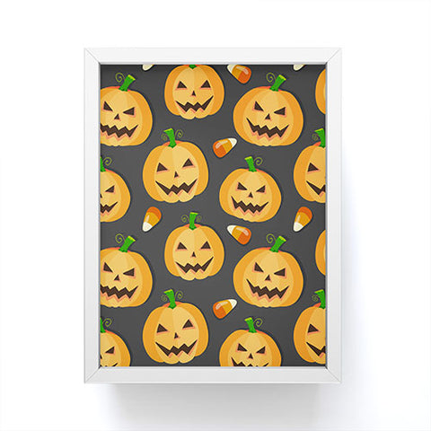 Avenie Halloween Jack o Lantern Framed Mini Art Print