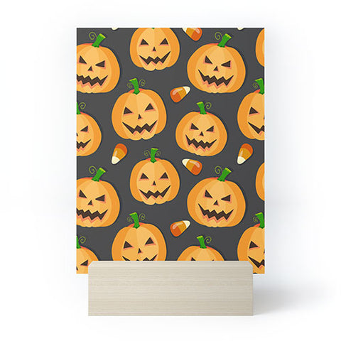 Avenie Halloween Jack o Lantern Mini Art Print