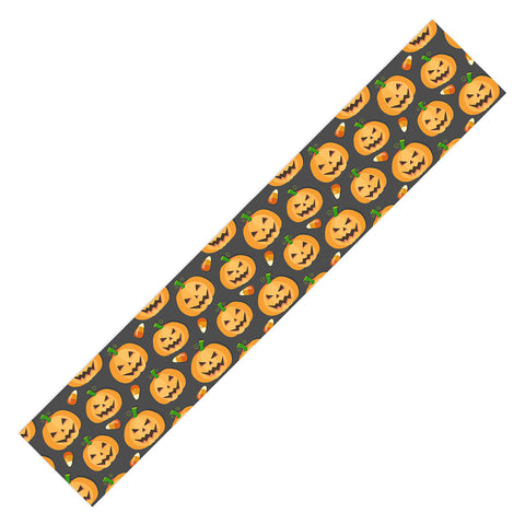 Avenie Halloween Jack o Lantern Table Runner