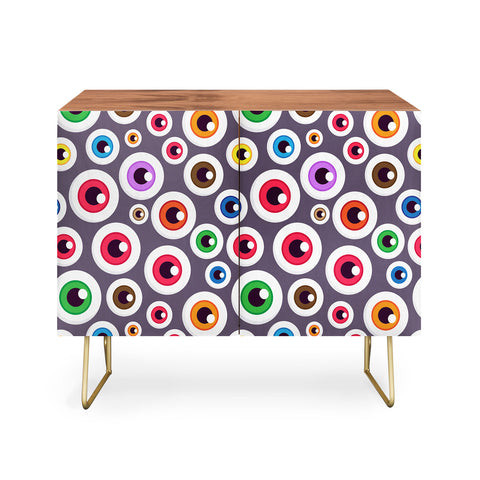 Avenie Halloween Monster Eyes Credenza