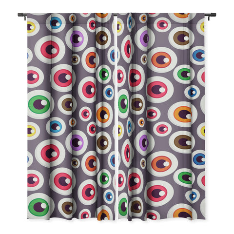 Avenie Halloween Monster Eyes Blackout Non Repeat