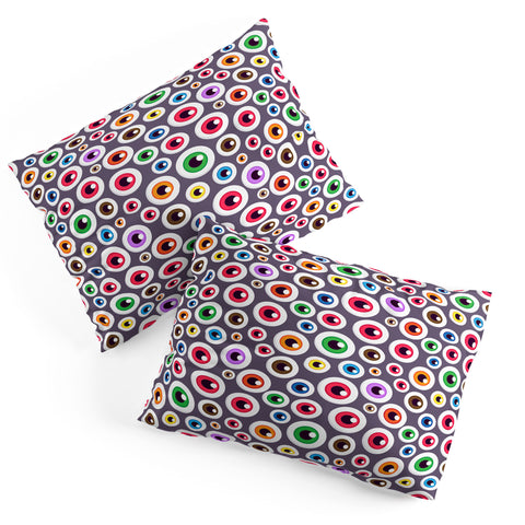 Avenie Halloween Monster Eyes Pillow Shams