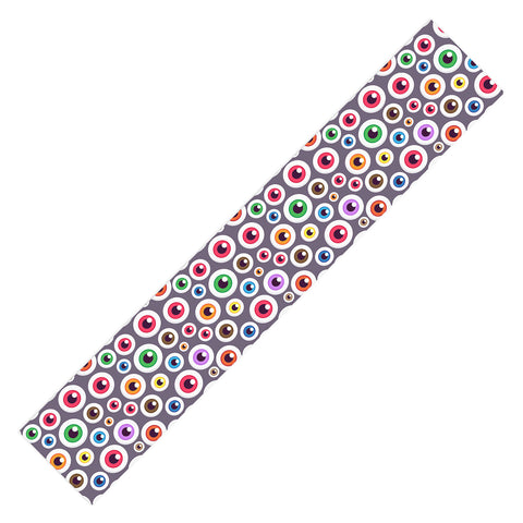 Avenie Halloween Monster Eyes Table Runner