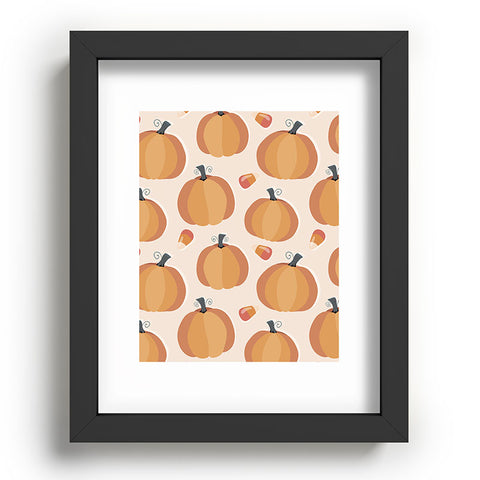 Avenie Halloween Pumpkin Recessed Framing Rectangle