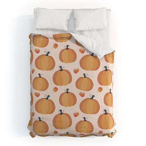Avenie Halloween Pumpkin Duvet Cover