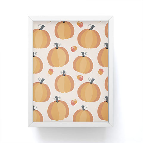 Avenie Halloween Pumpkin Framed Mini Art Print