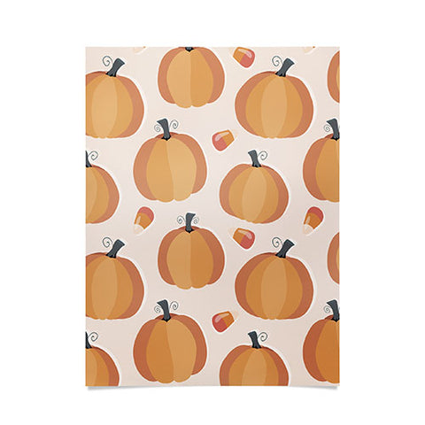 Avenie Halloween Pumpkin Poster
