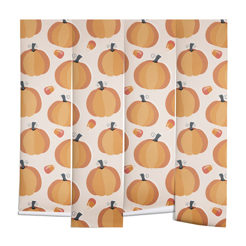 Avenie Halloween Pumpkin Wall Mural