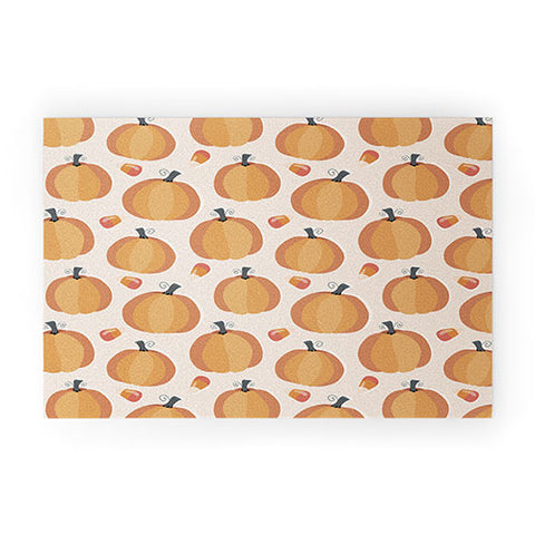 Avenie Halloween Pumpkin Welcome Mat