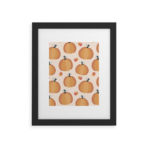 Avenie Halloween Pumpkin Framed Art Print
