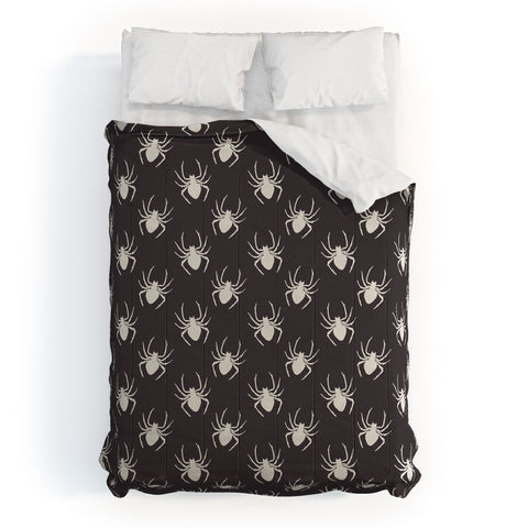Avenie Halloween Spiders Comforter