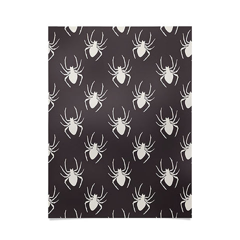 Avenie Halloween Spiders Poster