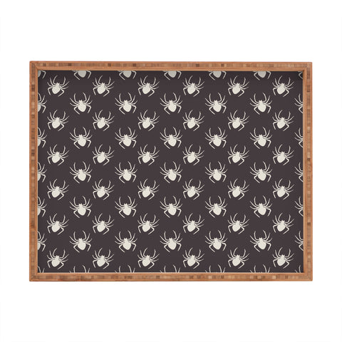Avenie Halloween Spiders Rectangular Tray