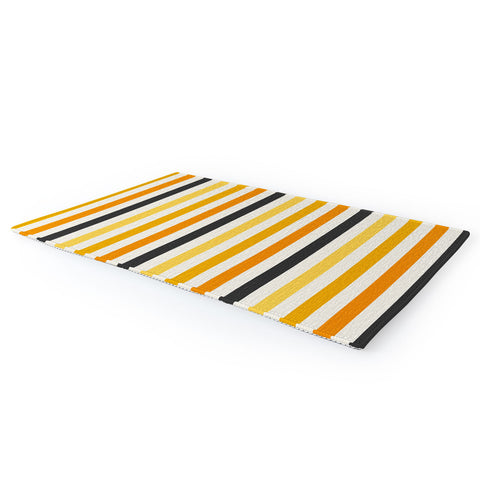 Avenie Halloween Stripes Area Rug