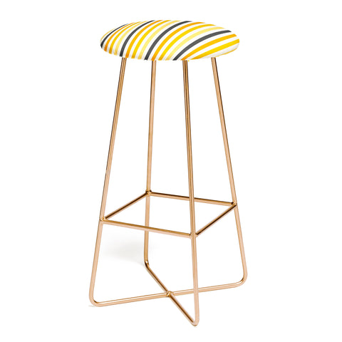 Avenie Halloween Stripes Bar Stool