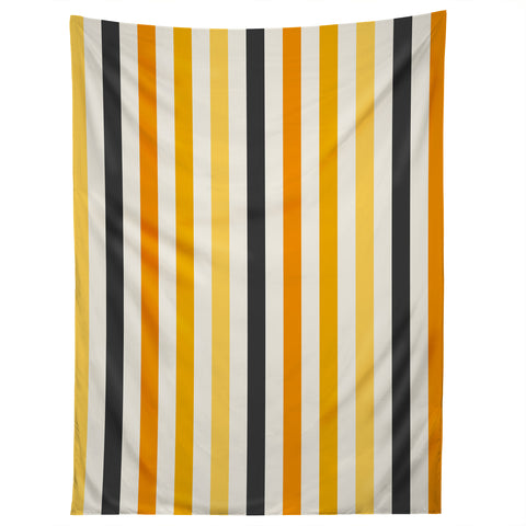 Avenie Halloween Stripes Tapestry