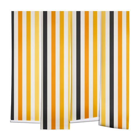 Avenie Halloween Stripes Wall Mural