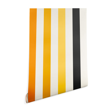 Avenie Halloween Stripes Wallpaper