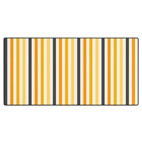 Avenie Halloween Stripes Desk Mat