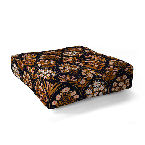 Avenie Heritage Garden Collection Floor Pillow Square