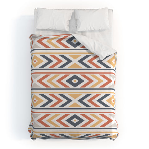Avenie Horizontal Aztec Duvet Cover