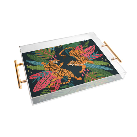 Avenie Jungle Cats Acrylic Tray