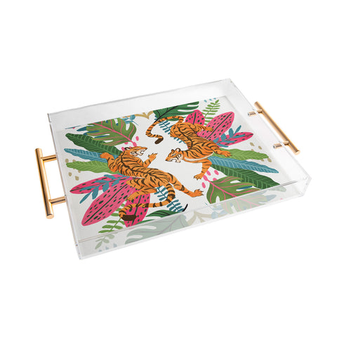 Avenie Jungle Cats II Acrylic Tray