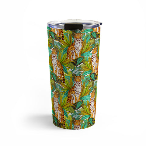 Avenie Jungle Tiger Light Pattern Travel Mug